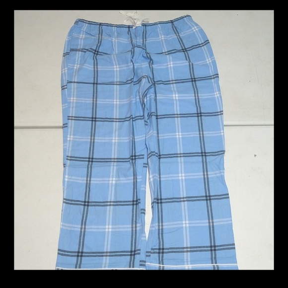 NEW! Women's Plaid Flannel 2pc Pajama Set, Blue - Wondershop Holiday - Picture 10 of 16